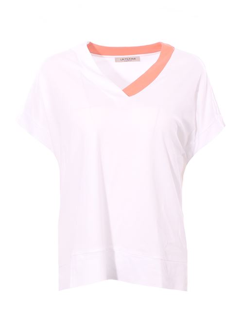 two-tone t-shirt LA FILERIA | 6028980565001
